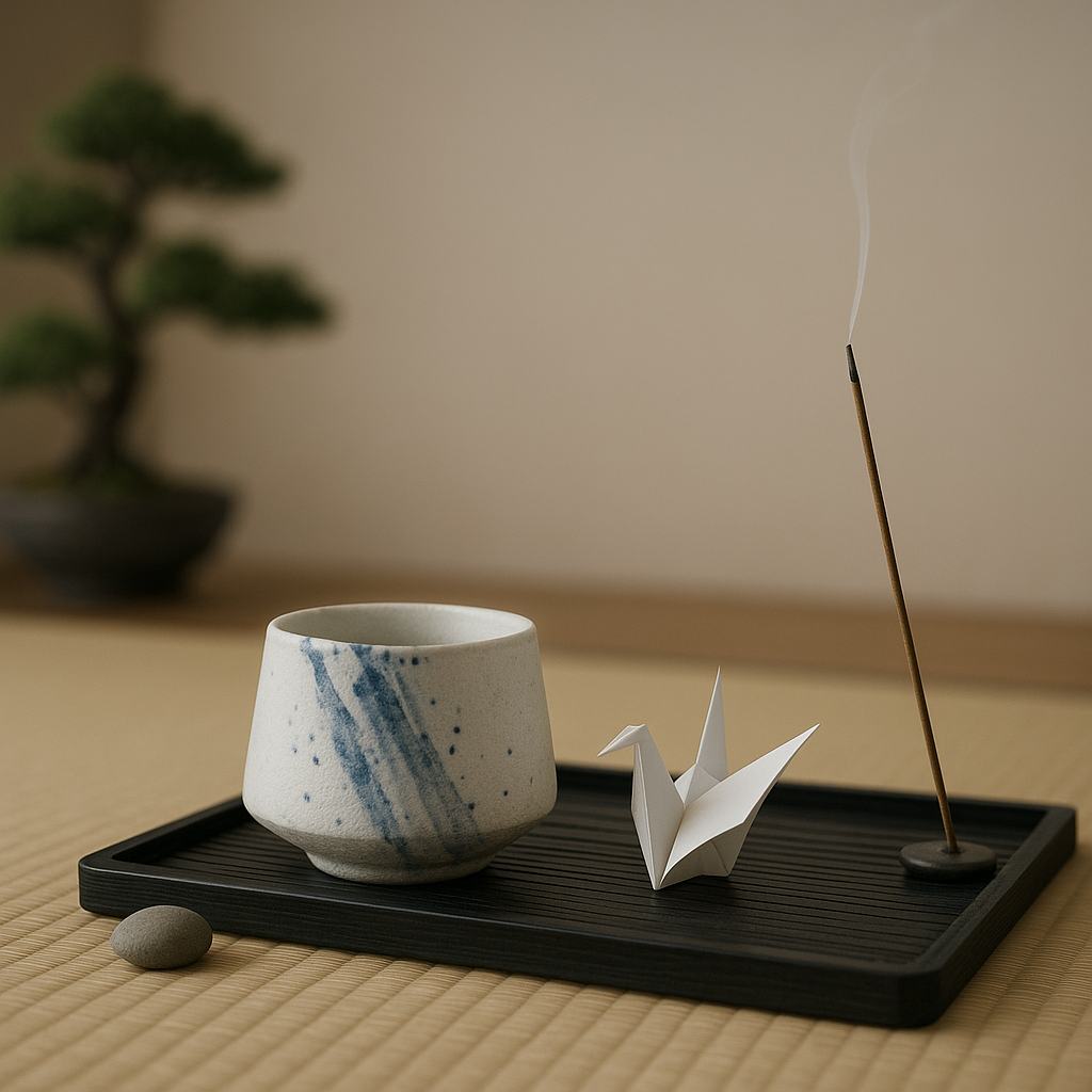 كوب شاي سيراميك ياباني